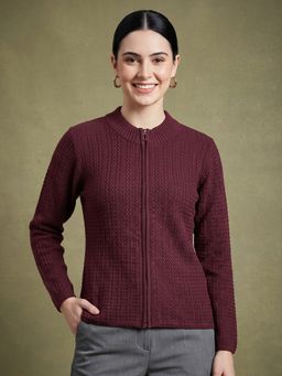 CAYMAN - Women Cable Knit Woollen Cardigan