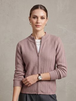 CAYMAN - Women Cable Knit Woollen Cardigan