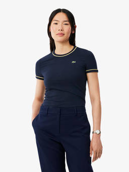 Lacoste - Contrast Trim Jersey T-shirt