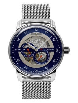 Zeppelin - New Captains Line Analog Dial Color Blue Mens Watch-8664M3