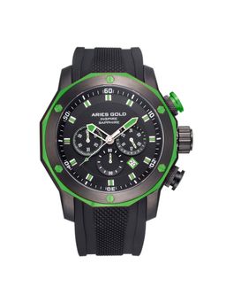 Aries Gold - Venturer Chronograph Watch With Sapphire Glass For Men- G 7012Z Bk-Gn