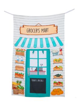 Role Play - Grocers Mart and cash register Play Tent