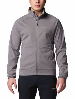 Columbia - Mens Grey Omni-Heat Infinity Canyon Meadows II Softshell Water and Wind Resistant Jacket