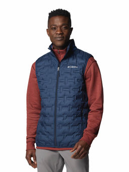 Columbia - Mens Navy Omni-Heat Reflective Delta Ridge II Down Vest