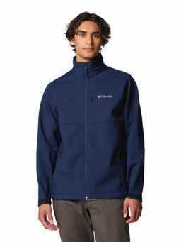 Columbia - Mens Navy Omnishield Ascender Softshell Water and Wind Resistant Jacket
