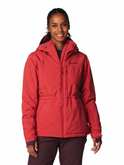Columbia - Womens Red Omni-Heat Reflective Powdered Peak Insulated Jacket