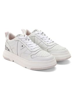 Whitesta - White Leather Women Sneaker