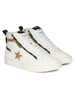Whitesta - White Pu Leather Women Sneaker
