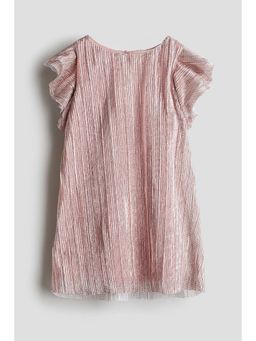 H&M - Girls Pink Pleated A-Line Dress