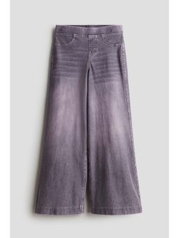 H&M - Girls Grey Wide Jeans
