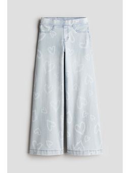 H&M - Girls Blue Wide Jeans