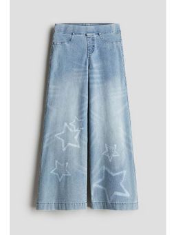 H&M - Girls Blue Wide Jeans