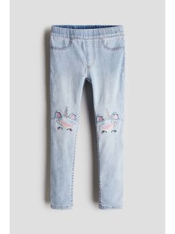 H&M - Girls Blue Denim Jeggings
