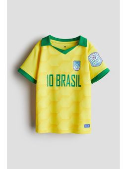H&M - Kids Yellow Football T-Shirt