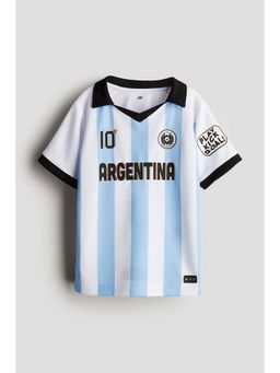 H&M - Kids White Football T-Shirt