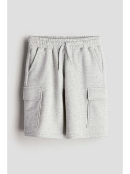 H&M - Boys Grey Cargo Sweatshorts