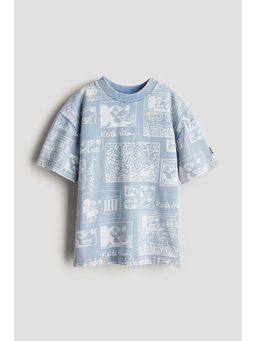 H&M - Boys Blue Printed T-Shirt