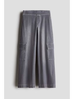 H&M - Girls Grey Wide Cargo