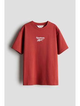 H&M - Boys Red Motif-Detail T-Shirt