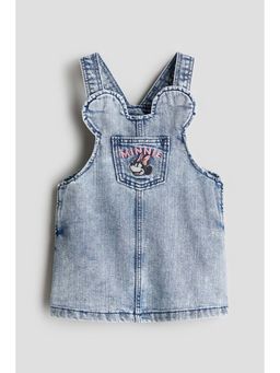 H&M - Girls Blue Denim Dungaree Dress