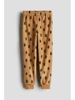 H&M - Girls Beige Fleece Joggers