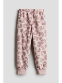H&M - Girls Pink Fleece Joggers