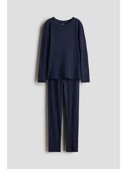 H&M - Boys Navy Blue Thermolite Base Layer Set