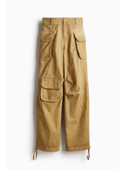 H&M - Women Beige Wide Cargo