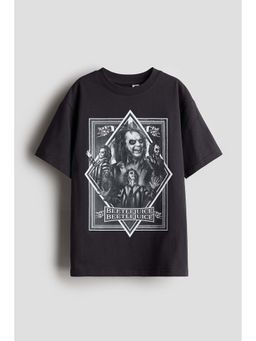 H&M - Boys Grey Printed T-Shirt