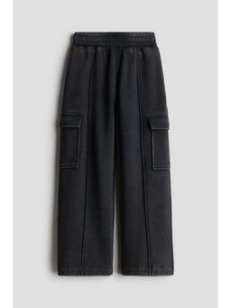 H&M - Girls Grey Pull-On Cargo