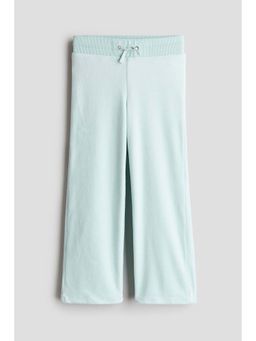 H&M - Girls Green Velour Trouser