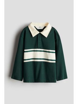 H&M - Boys Green Rugby Polo T-Shirt