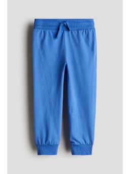 H&M - Boys Navy Blue Cotton Jersey Joggers