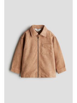 H&M - Boys Beige Loose-Fit Overshirt