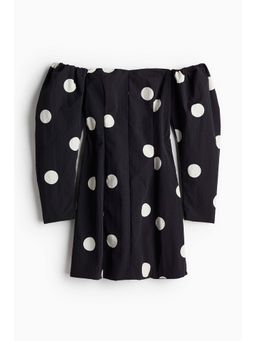 H&M - Women Black Off-The-Shoulder Dress