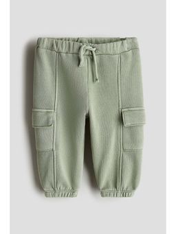 H&M - Kids Green Washed Cargo Joggers