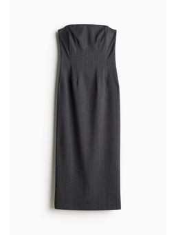 H&M - Women Grey Bandeau Dress