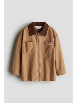 H&M - Boys Beige Canvas Overshirt