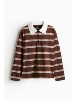 H&M - Women Brown Polo T-Shirt
