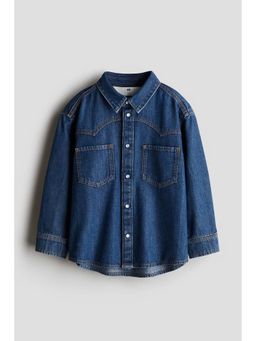 H&M - Boys Blue Cotton Denim Shirt