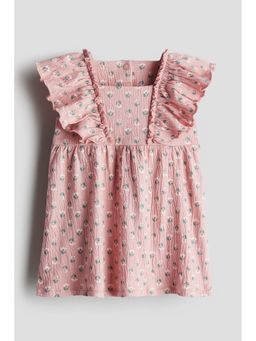 H&M - Girls Pink Flounced Dress