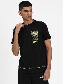 Puma - Digital Men Black T-shirt