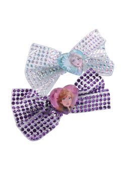 Li'l Diva - Disney Frozen 2 Diamond Bow Clips Pack of 2