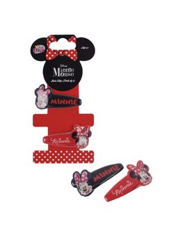 Li'l Diva - Minnie Mouse Snap Hair Clips Pack of 2