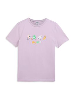 Puma - Classics Graphic Kids Lavender T-Shirt