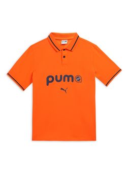 Puma - Psl Graphic Polo Boys Orange T-Shirt
