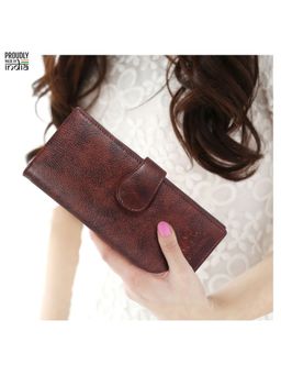 The Clownfish - Elina Womens Wallet with Card Holders (Brown)