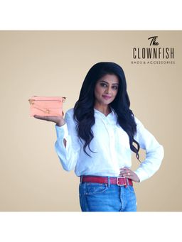 The Clownfish - Priscilla Collection Womens Wallet with Belt (Pink)