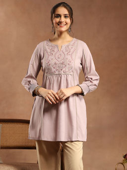 Nayam by lakshita - Embroidered Short Kurti