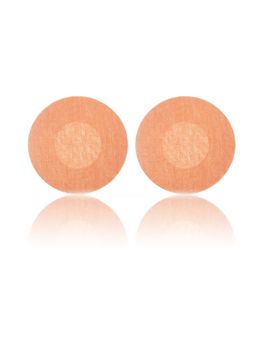 Underneat - Adhesive Stick On Reusable Invisible Nipple Cover Round Pasties (Tape) (Pack of 5)